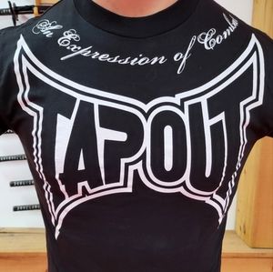 NWT TapOut Tee 3rd Strike Design Black Size XL 100% Cotton